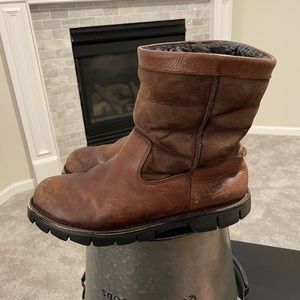 UGG Australia Beacon Leather After Brown Men's Boots